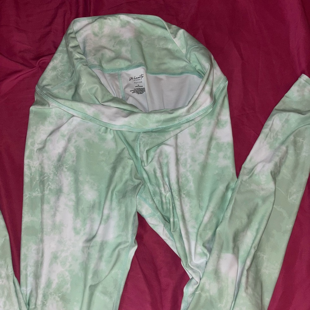 LA Hearts Active Mint Tie-Dye Leggings